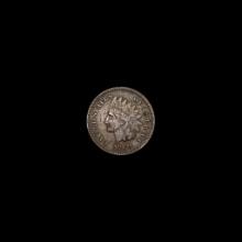 1869 Indian Head Cent ABOUT UNCIRCULATED