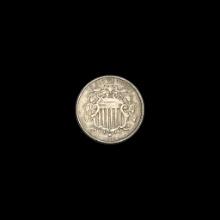 1866 Shield Nickel CLOSELY UNCIRCULATED
