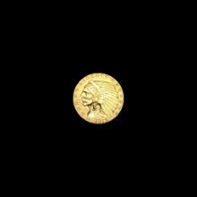 1915 Indian Head Gold $2.50 Quarter Eagle CLOSELY UNCIRCULATED