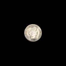 1901-S Silver Barber Dime NICELY CIRCULATED