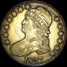1827 Capped Bust Half Dollar LIGHTLY CIRCULATED