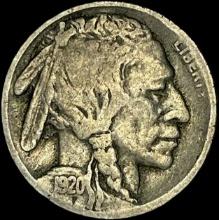 1920-S Buffalo Nickel LIGHTLY CIRCULATED