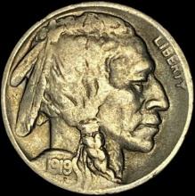 1919-D Buffalo Nickel LIGHTLY CIRCULATED