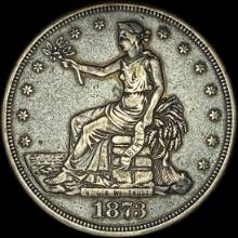 1873 Silver Trade Dollar NEARLY UNCIRCULATED