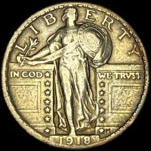 1918 Standing Liberty Quarter CLOSELY UNCIRCULATED