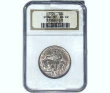 1925 Stone Mountain Half Dollar NGC MS62
