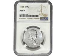 1961 Franklin Half Dollar NGC PF67