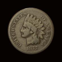 1877 Indian Head Cent LIGHTLY CIRCULATED