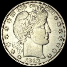 1912-D Silver Barber Half Dollar NEARLY UNCIRCULATED
