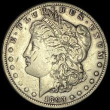 1893-CC Silver Morgan Dollar LIGHTLY CIRCULATED