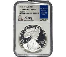2020 $1 Silver Eagle NGC PF70 UC