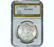 1900-O/CC Morgan Silver Dollar PGA MS65