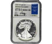 2023 $1 Silver Eagle NGC PF70 UC