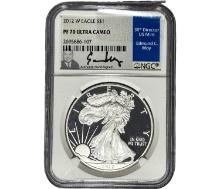 2012 $1 Silver Eagle NGC PF70 UC