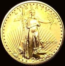 2006 1/10 oz Gold American Eagle $5 SUPERB GEM BU