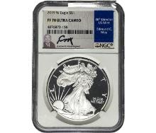 2019 $1 Silver Eagle NGC PF70 UC