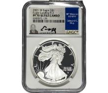 2021 $1 Silver Eagle NGC PF70 UC