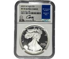 2023 $1 Silver Eagle NGC PF70 UC