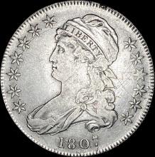 1807 Silver Capped Bust Half Dollar LIGHTLY CIRCULATED
