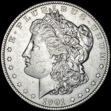 1901 Morgan Silver Dollar CLOSELY UNCIRCULATED
