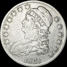 1831 Capped Bust Half Dollar LIGHTLY CIRCULATED