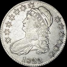 1822 Capped Bust Half Dollar CLOSELY UNCIRCULATED