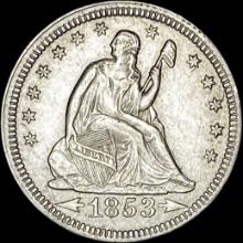 1853 Arrows Seated Liberty Quarter UNCIRCULATED