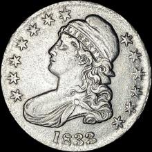1833 Capped Bust Half Dollar CLOSELY UNCIRCULATED