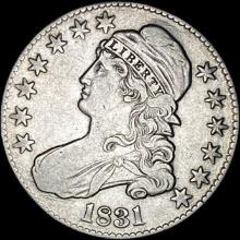 1831 Capped Bust Half Dollar NEARLY UNCIRCULATED