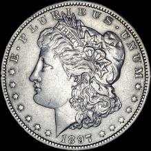 1897 Silver Morgan Dollar CLOSELY UNCIRCULATED