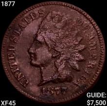 1877 Indian Head Cent NEARLY UNCIRCULATED