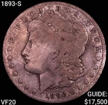 1893-S Morgan Silver Dollar LIGHTLY CIRCULATED