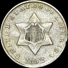 1852 Silver Three-Cent Piece CLOSELY UNCIRCULATED