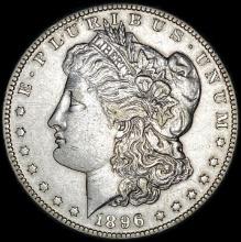 1896-S Silver Morgan Dollar NEARLY UNCIRCULATED