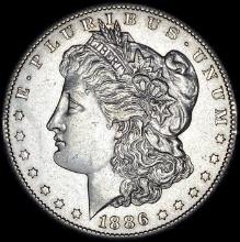 1886-S Silver Morgan Dollar CHOICE AU
