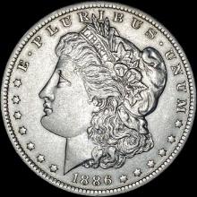 1886 Silver Morgan Dollar CLOSELY UNCIRCULATED