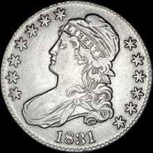 1831 Capped Bust Half Dollar NEARLY UNCIRCULATED