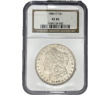 1886-O Morgan Silver Dollar NGC XF45