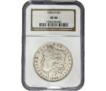 1886-O Morgan Silver Dollar NGC XF40