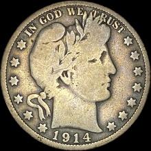 1914 Barber Half Dollar NICELY CIRCULATED