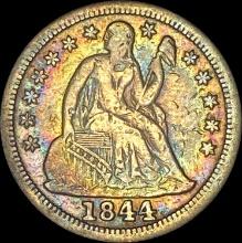 1844 Seated Liberty Dime CLOSELY UNCIRCULATED