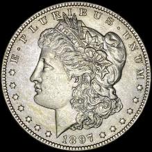 1897 Morgan Silver Dollar CLOSELY UNCIRCULATED