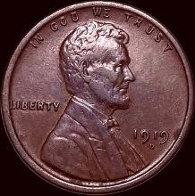 1919-D Lincoln Wheat Cent CLOSELY UNCIRCULATED