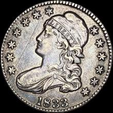 1833 Capped Bust Half Dollar CLOSELY UNCIRCULATED