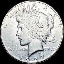 1927 Silver Peace Dollar CLOSELY UNCIRCULATED