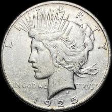 1925 Peace Silver Dollar ABOUT UNCIRCULATED