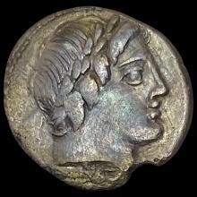 86 BC Roman Anonymous Silver Denarius CLOSELY UNCIRCULATED