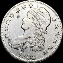 1833 Capped Bust Half Dollar CLOSELY UNCIRCULATED