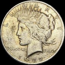 1922 Silver Peace Dollar CLOSELY UNCIRCULATED