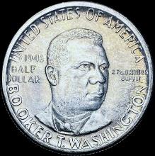 1946-D Silver Booker T. Washington Half Dollar CHOICE BU
